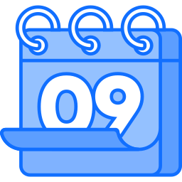 Calendar date icon