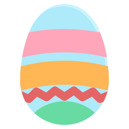 huevo decorativo icono