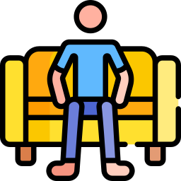 sedentario icono