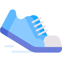 Running shoes icon