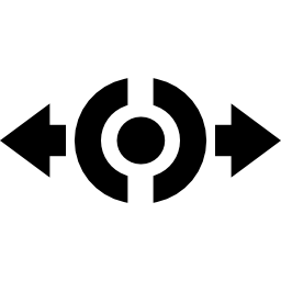 frecce laterali icona