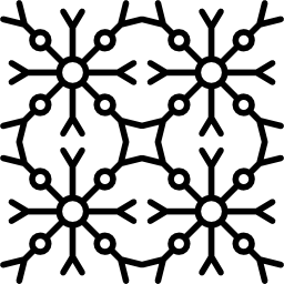 sneeuwvlok patroon icoon