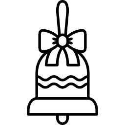 Рождественский колокол иконка