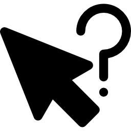 Cursor with Question Mark icon