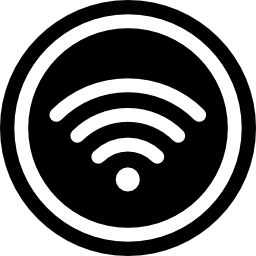 pulsante wi-fi icona