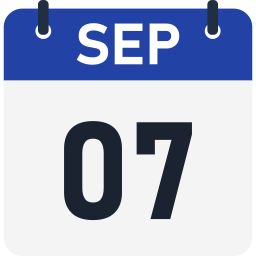 7 de septiembre icono
