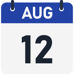 12 augustus icoon