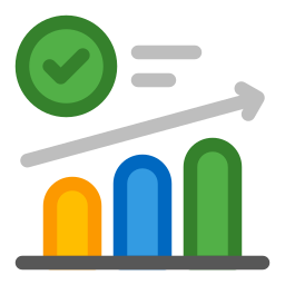 gráfico de barras icono