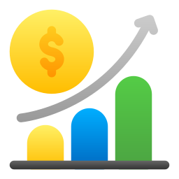 gráfico de barras icono