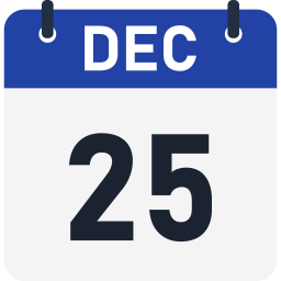 25 de diciembre icono