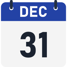 31 de diciembre icono