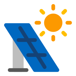 Solar panel icon