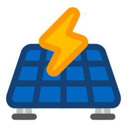 Solar panel icon