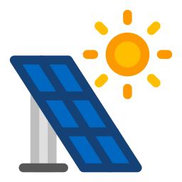 Solar panel icon