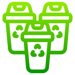 Recycling bin icon