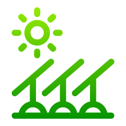 Solar panels icon