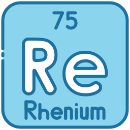 rhénium Icône