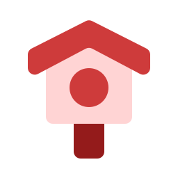 Bird house icon