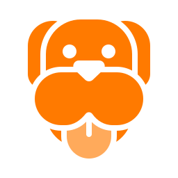 Dog face icon
