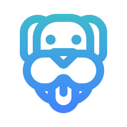 Dog face icon