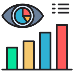 análisis de los datos icono