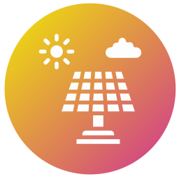 Solar panel icon