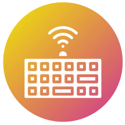 Wireless keyboard icon