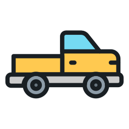 Pickup truck icon