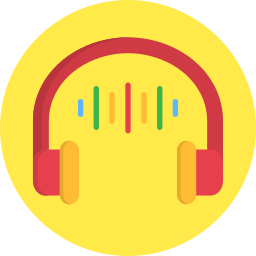 Auriculares de audio icono
