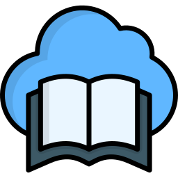 biblioteca na nuvem Ícone
