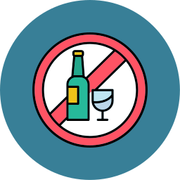 niet drinken icoon