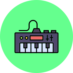 elektrische piano icoon
