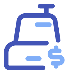 Cashier machine icon