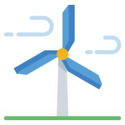 Wind turbine icon