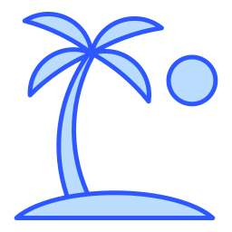 Coconut tree icon