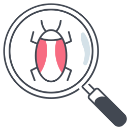 Bug detector icon