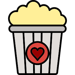pudełko na popcorn ikona