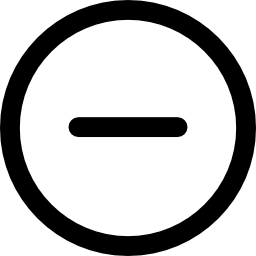 マイナス icon