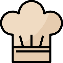 czapka szefa kuchni ikona
