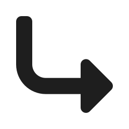 Turn right  icon