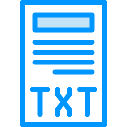 txt-extensie icoon