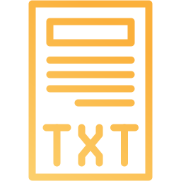 Txt extension icon