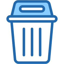 Trash can icon