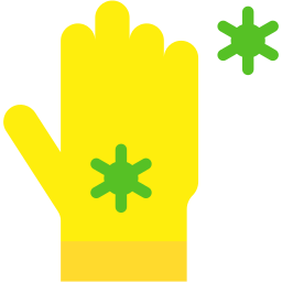 Rubber gloves icon