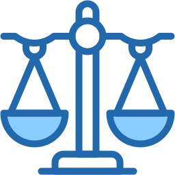 scala della giustizia icona