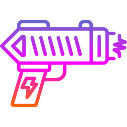 pistola paralizante icono