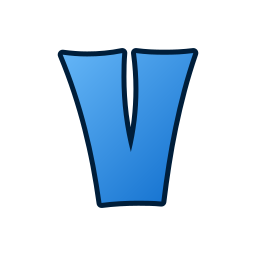 文字 v icon