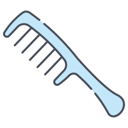 Hair comb icon