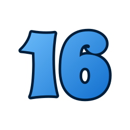 numero 16 Ícone