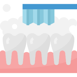 limpieza de dientes icono